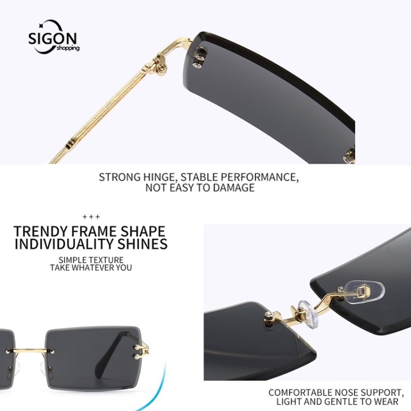 Kính Mát Gọng Nhỏ Chống Tia UV Thời Trang Âu Mỹ Thích Hợp Sử Dụng Hàng Ngày Và Ngoài Trời