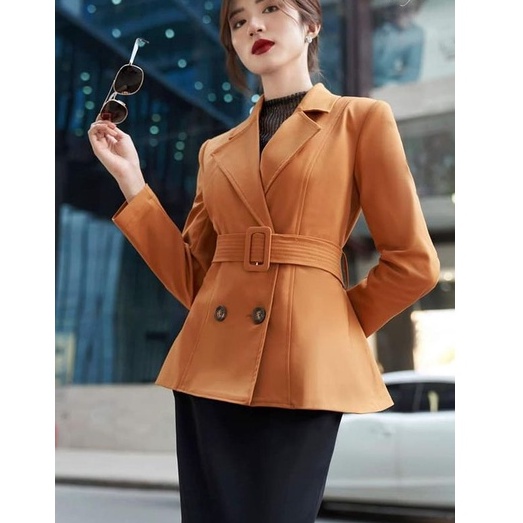 Áo vest nữ công sở Hàn Quốc chất dày đẹp,ấm áp mùa đông.