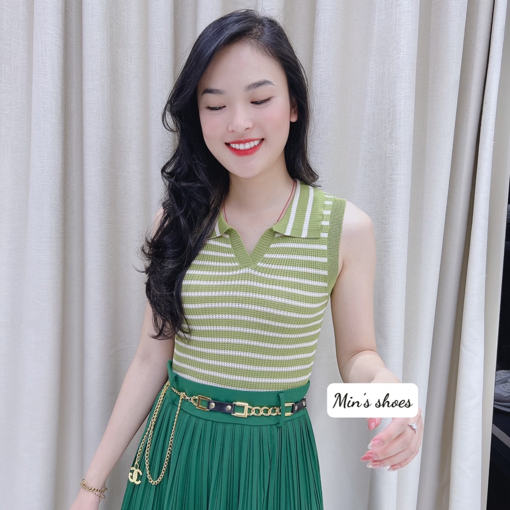 Min's Shoes -  Áo Len Sát Nách Hàn Quốc Áo 815