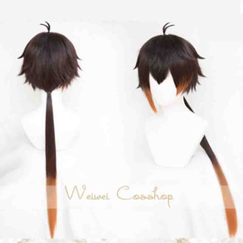 Tóc Giả Nhân Vật Genshin Impact Ngắn Uốn Xoăn Thời Trang Cho Nữ