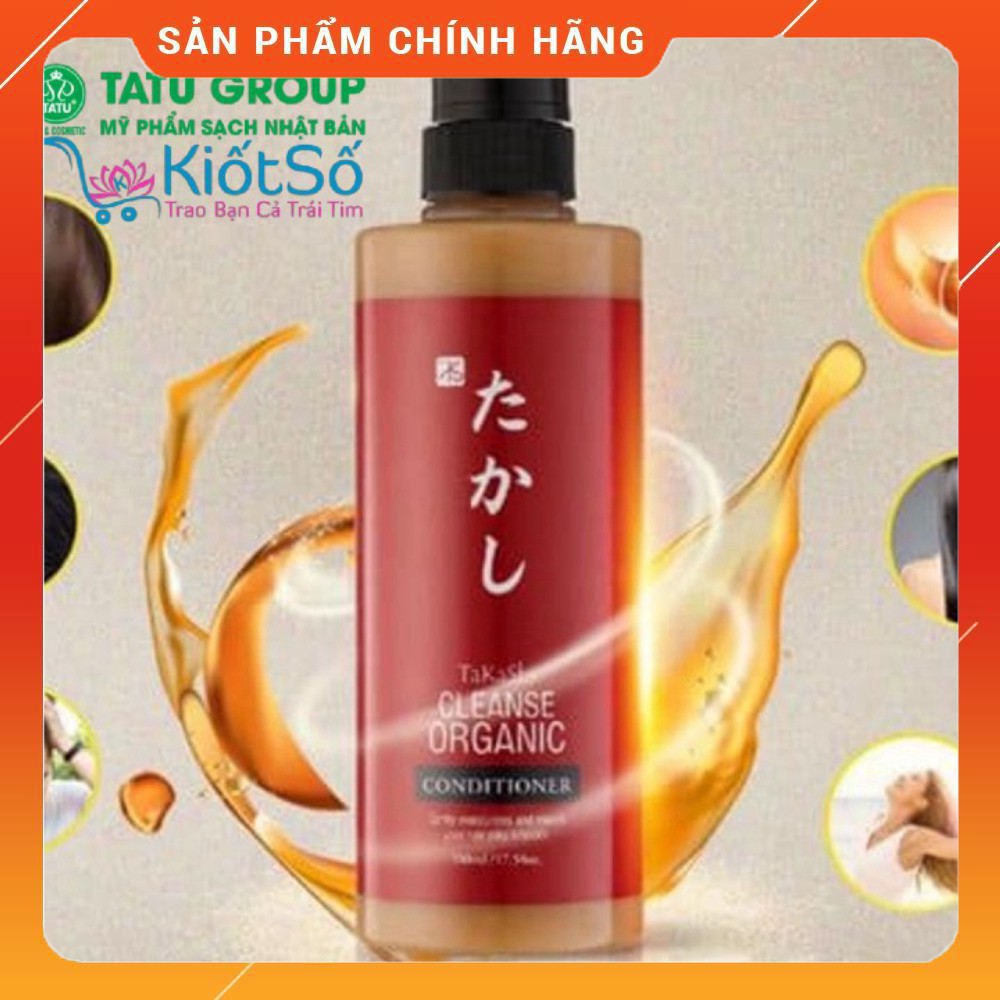 Dầu Xả Organic Takashi - Mỹ Phẩm Sạch Nhật Bản TAKASHI