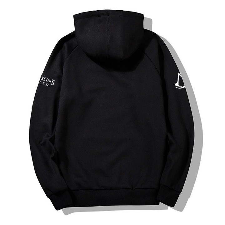 Áo hoodie Assassins Creed unisex black - hoodie cổ chui form rộng màu đen M L XL 2XL 40kg - 85kg