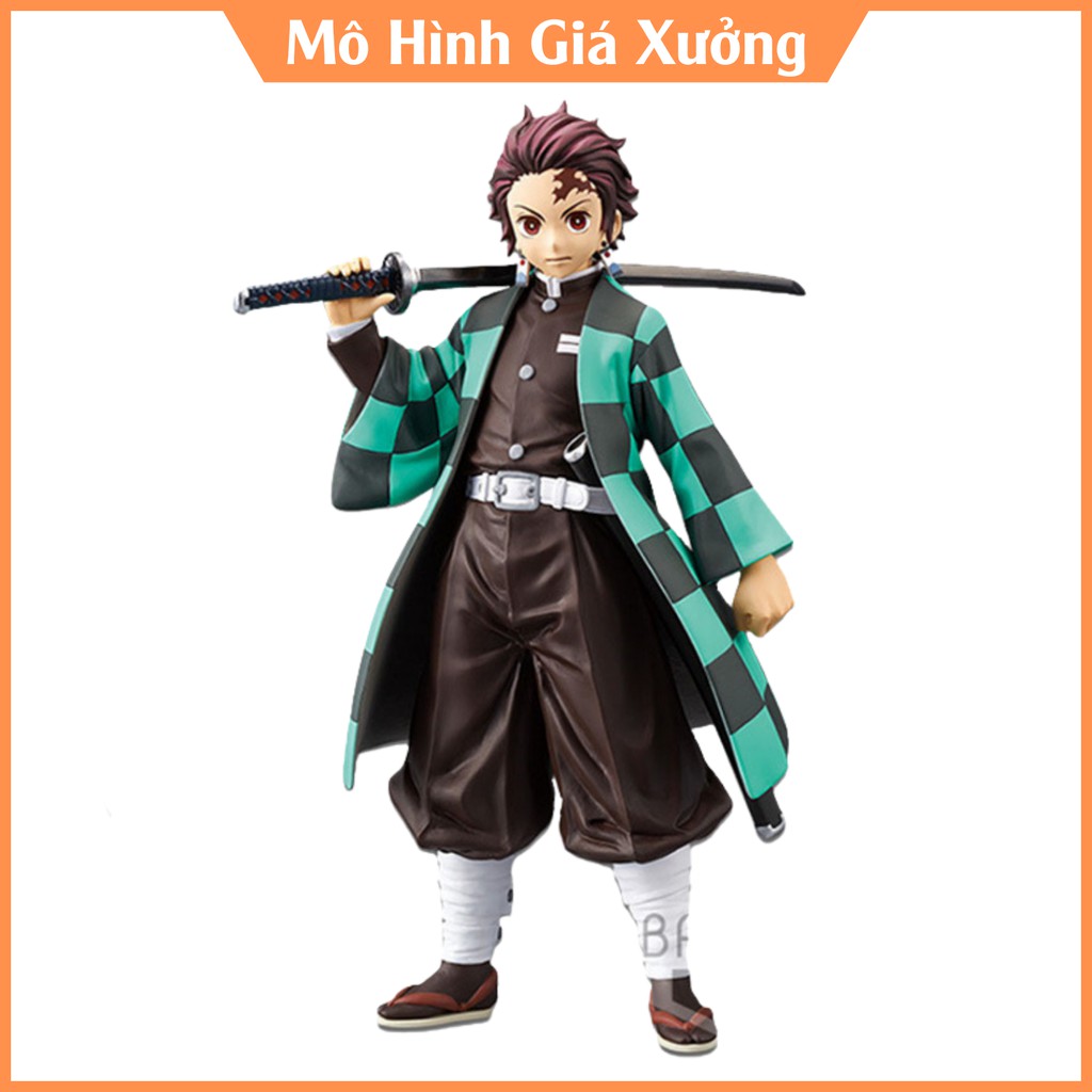 Mô hình Kimetsu No Yaiba figure Demon Slayer Kamado Tanjirou cao 16 cm- figure thanh gươm diệt quỷ