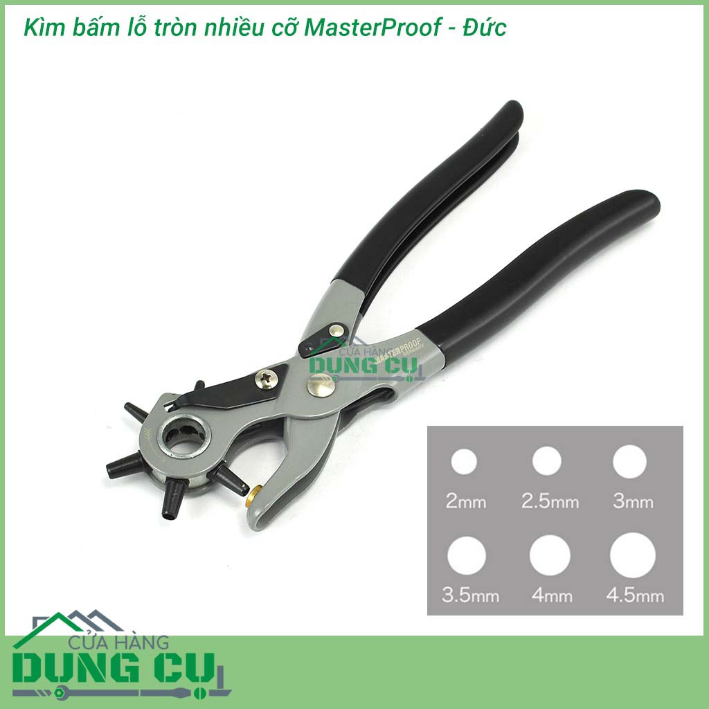 Kìm bấm lỗ tròn nhiều cỡ MasterProof – Đức