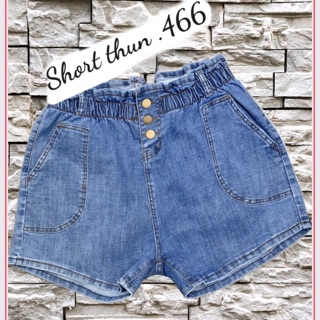 Quần short jean giãn lưng thun Bigsize 32-36