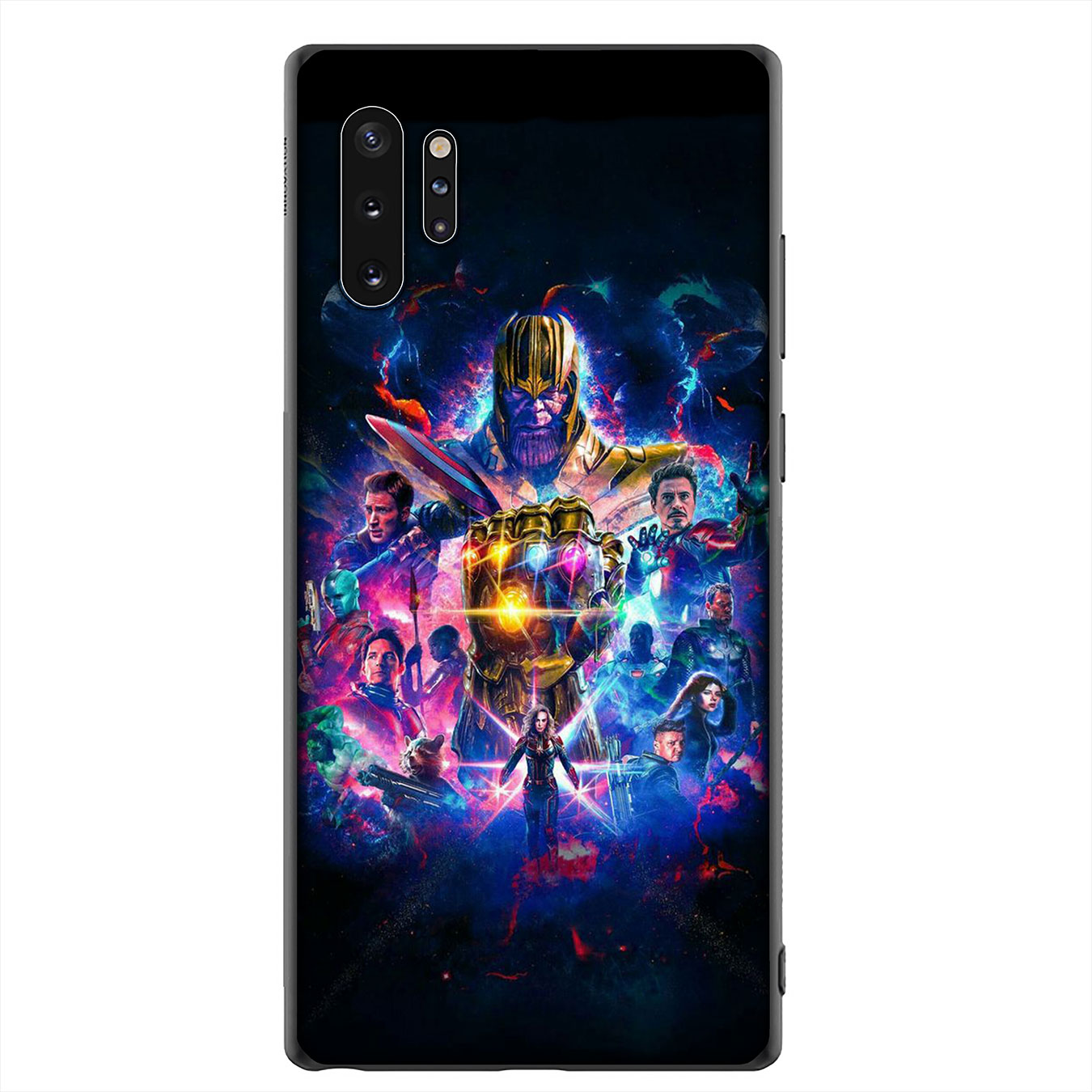 Samsung Galaxy A02S J2 J4 Core J5 J6 Plus J7 Prime j6+ A42 + Phone Case Soft Silicone Casing Avengers Endgame Marvel Thanos