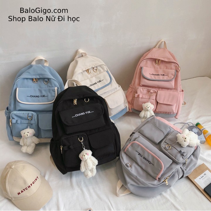 Balo ulzzang Hàn Quốc vải xịn mềm êm tay ( Có Sẵn) G277 - BaloGigo