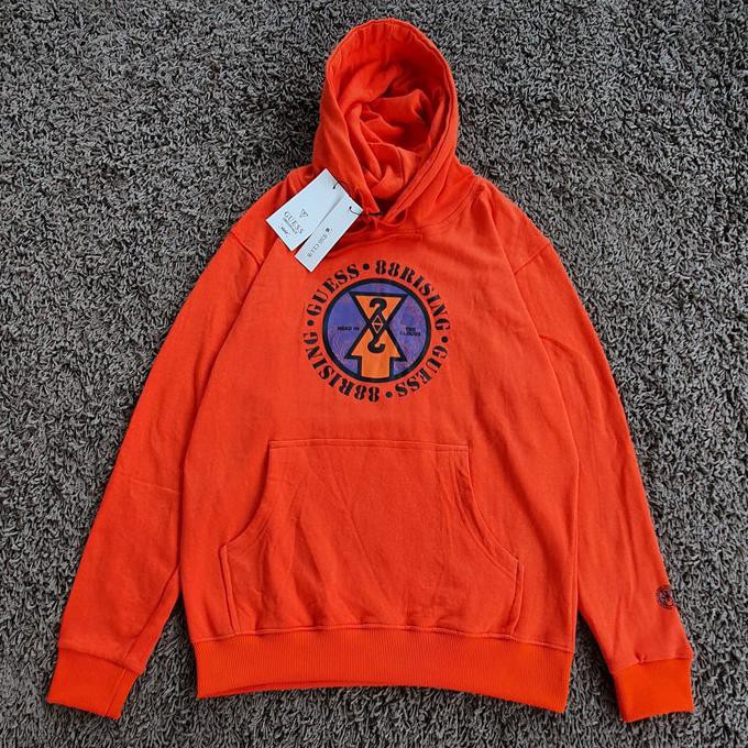 Áo Khoác Hoodie Màu Cam Guess X 88rising