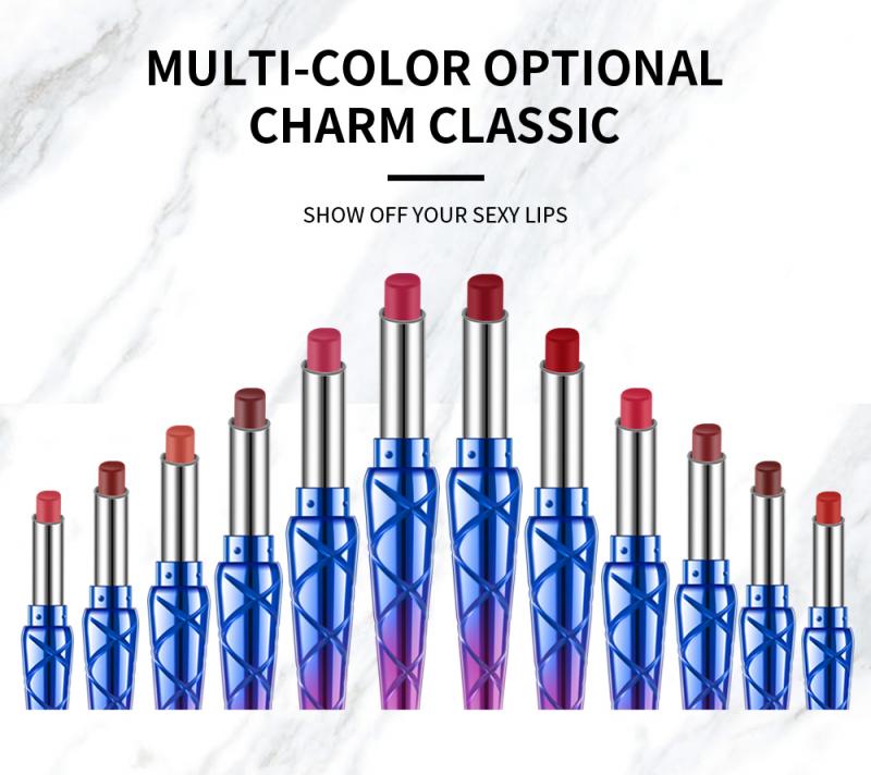 10 Colors Mermaid Matte Lipstick Pen Long-lasting Waterproof Not Fade Lip Liner Vitamin E Smoke Tube Stick | BigBuy360 - bigbuy360.vn
