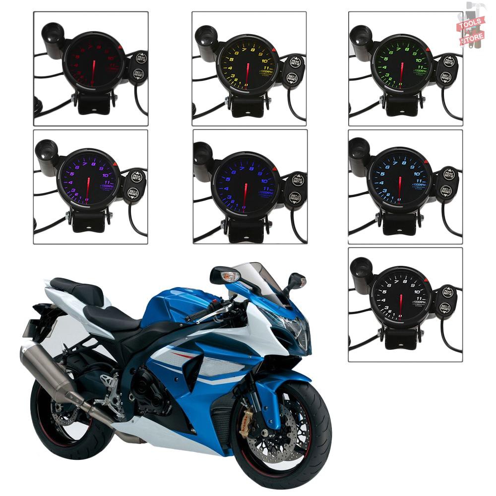 Đồng Hồ Đo Tốc Độ Vòng Tua 0-11000 Rpm 7 Màu