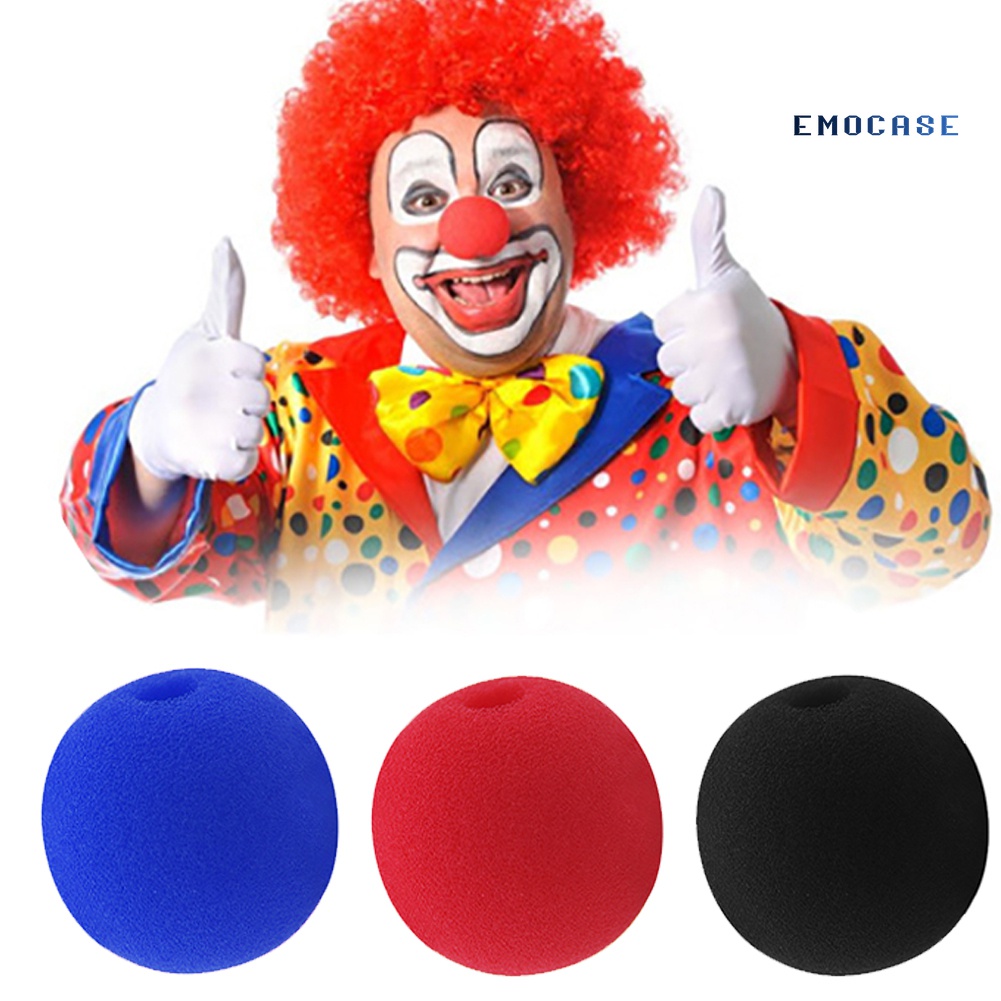 Set 5 / 10 / 25 Mũi Chú Hề Bằng Xốp Dùng Hóa Trang Halloween / Giáng Sinh