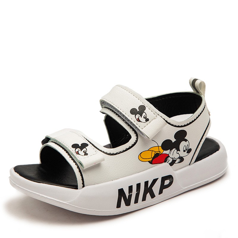 Giày sandal trẻ em ⚡ FREESHIP,HỖ TRỢ ĐỔI SIZE ⚡ thời trang thoáng khí cho bé trai, bé gái họa tiết Mickey siêu dễ thương