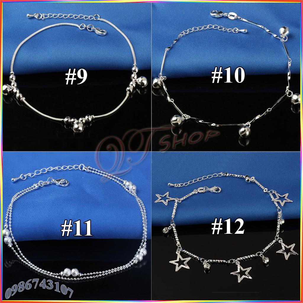 Vòng chân lắc chân bạc Hàn Quốc 18 mẫu LC29A | BigBuy360 - bigbuy360.vn