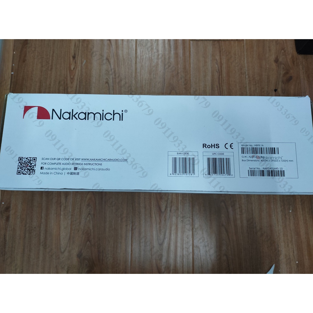 HCM-Loa sub gầm ghế NAKAMICHI NBF8.1A -bảo hành 12 tháng