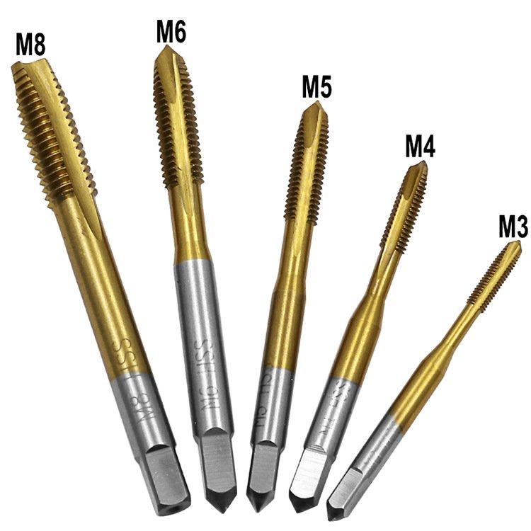 Mũi Taro Tạo Ren Thép Hss Đầy Đủ Các Loại M3-M10 - Phụ Kiện Máy Khoan
