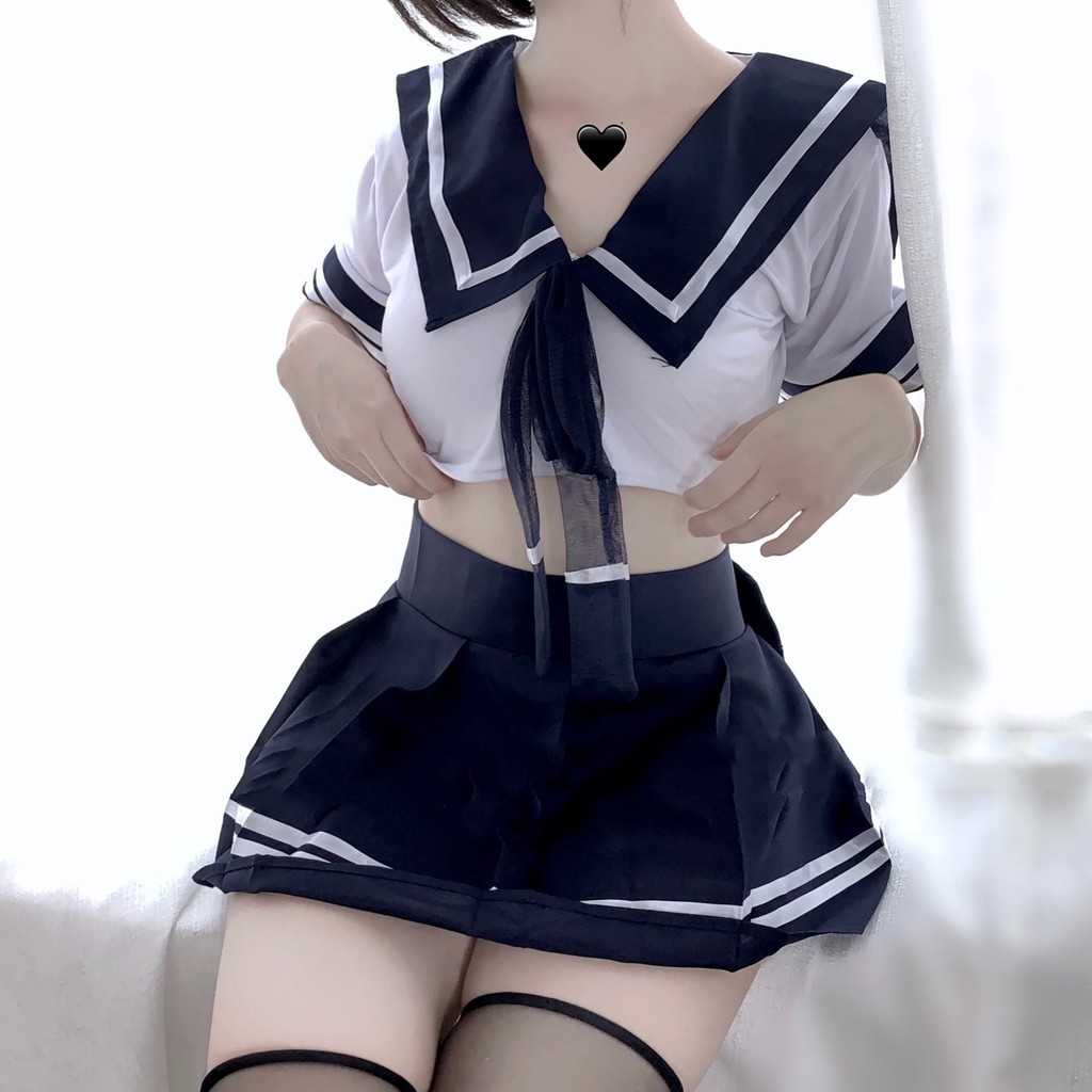 Đồ ngủ cosplay sexy nữ sinh gợi cảm Nhật Bảm kèm quần lọt khe quyến rũ 54 | BigBuy360 - bigbuy360.vn