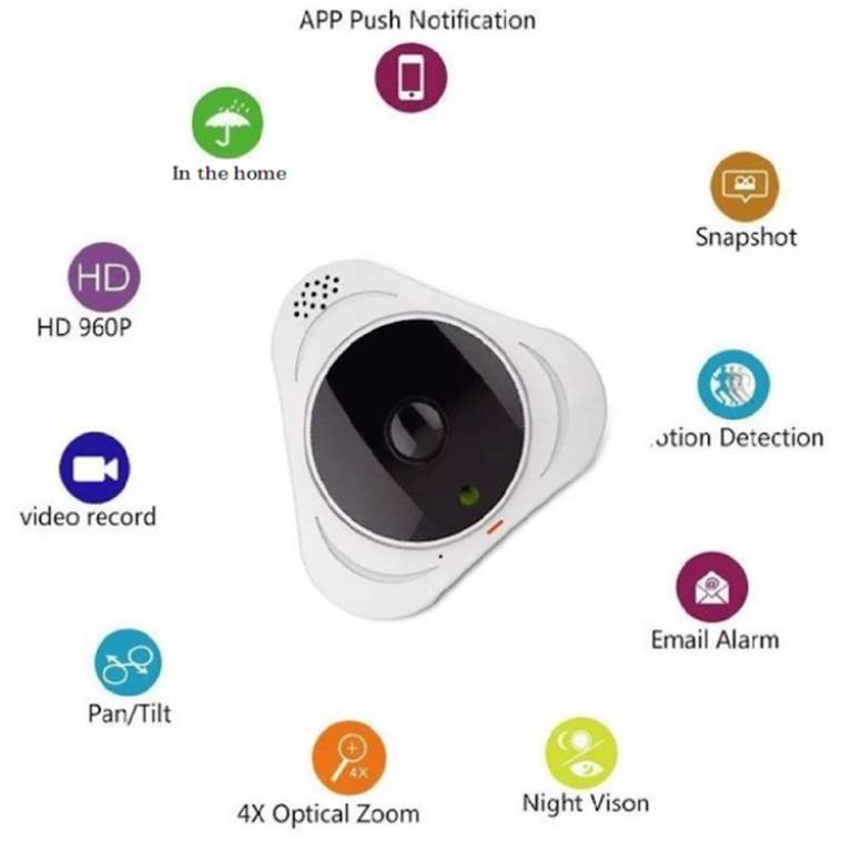 Camera IP Yoosee VR360 mini 960P 1.3MP - Quan sát mọi góc nhìn