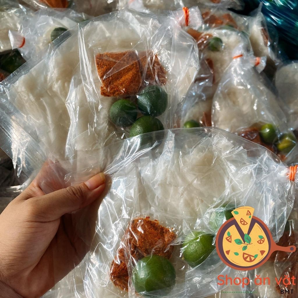 Bánh tráng phơi sương chấm ơt cay Bon Bon bánh tráng sa tế ớt siêu cay ăn mê ngay - 14020121