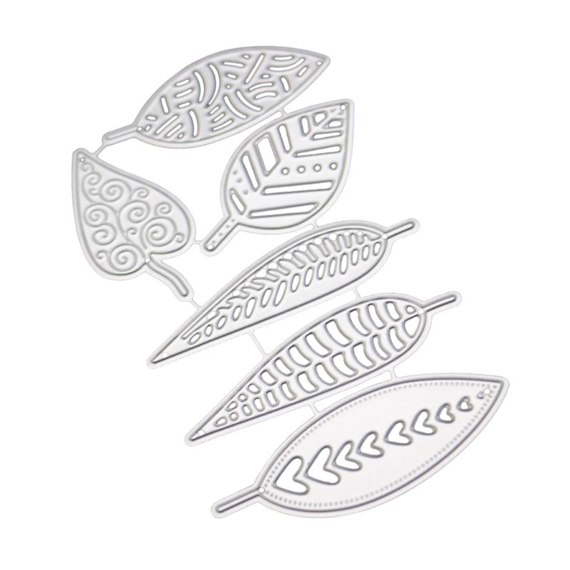 Khuôn Cắt Giấy Kim Loại Hình Lá Cây