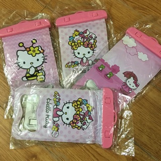 Túi đeo chống nước điện thoại Hello Kitty