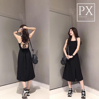 Đầm xòe JUNS DRESS Cực Đẹp Có Mút Ngực (ĐEN)