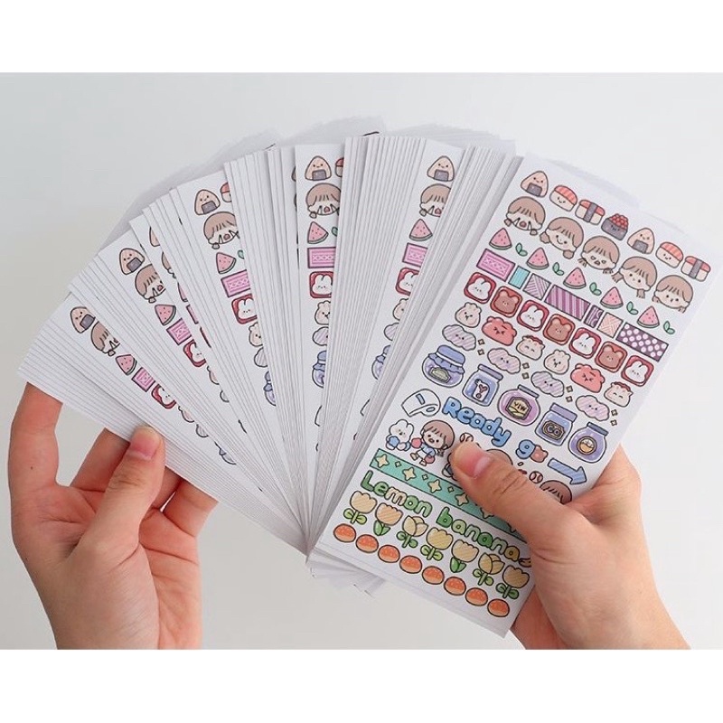 Miếng dán hình trang trí nhân vật dễ thương