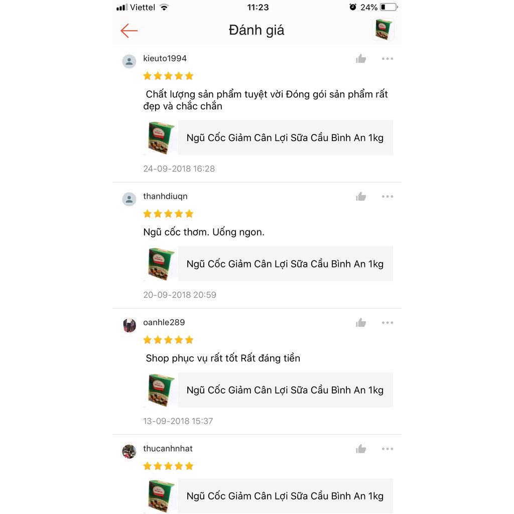 BỘT NGŨ CỐC LỢI SỮA GIẢM CÂN CẦU BÌNH AN 1KG | BigBuy360 - bigbuy360.vn