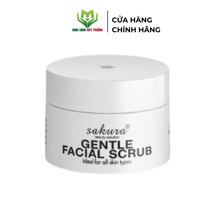 Tẩy tế bào chết da mặt Sakura Gentle Facial Scrub 30ml - Mỹ Phẩm Mai Hân