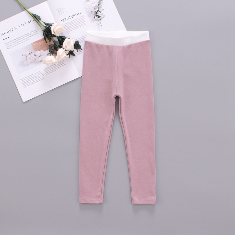 Quần Legging Cotton Mềm Mại Cho Bé Gái (6 Màu)