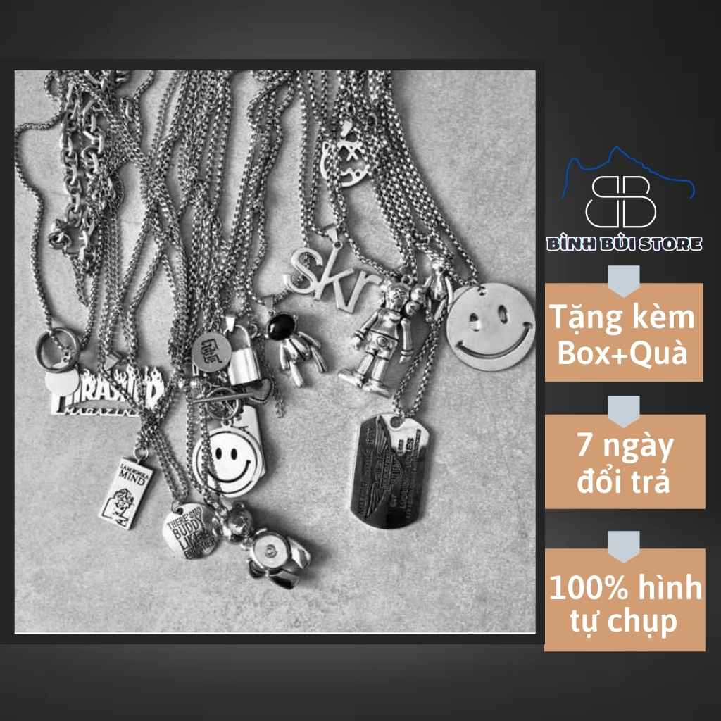 Vòng Cổ Unisex Cao Cấp BÌNHBÙI STORE Nam Nữ Phong Cách Ulzzang Hàn Quốc