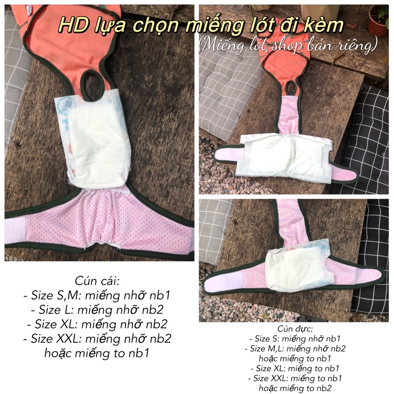 Quần sinh lý thú cưng unisex