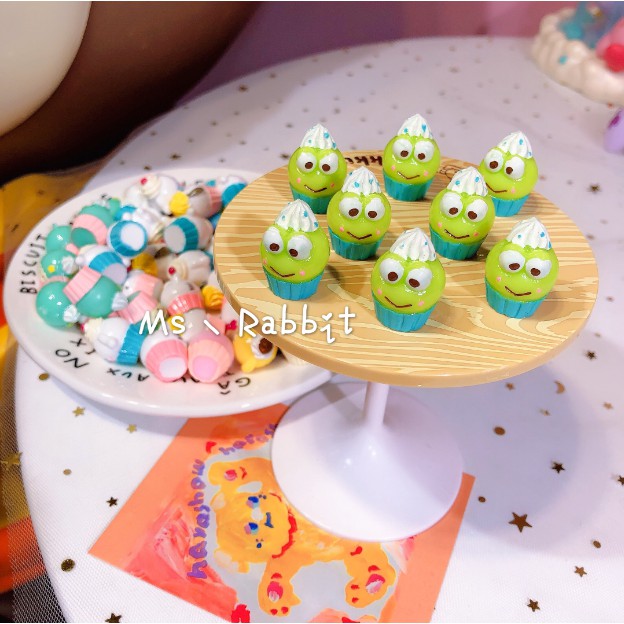 Charm Bánh cupcake siêu siêu xinh B56/ Nguyên liệu làm slime resin trang trí
