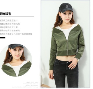 ÁO KHOÁC GIÓ NỮ FORM RỘNG CROPTOP