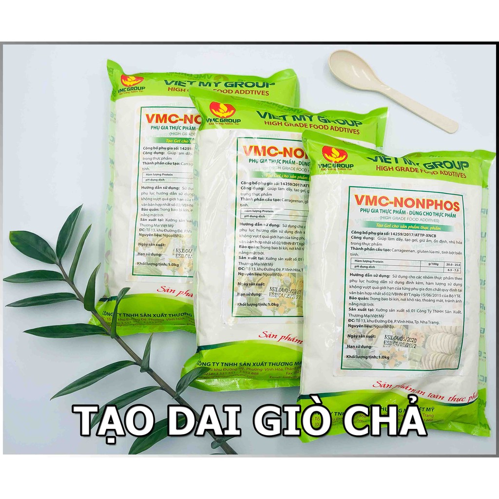 GIỚI THIỆU SẢN PHẨM VMC NONPHOS – SẢN PHẨM TẠO GIÒN DAI CHO SẢN PHẨM GIÒ CHẢ XÚC XÍCH,..