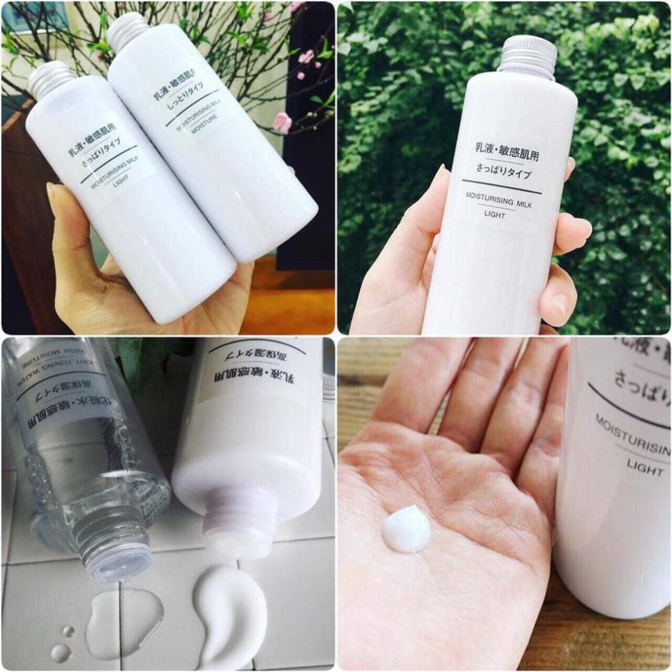 Sữa Dưỡng Da Muji Moisturing Milk Light Nhật Bản 200ml _shopnhatlulu