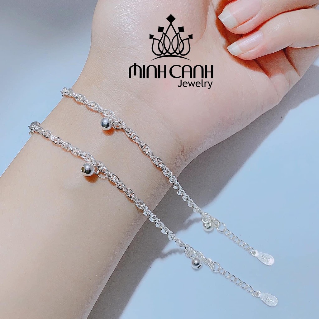 Lắc Bạc Ta 3 Bi Cho Mẹ Và Bé - Minh Canh Jewelry