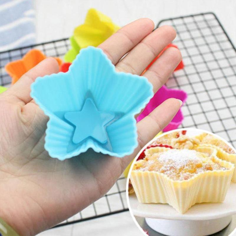 1 Hộp Đựng Bánh Cupcake Bằng Silicon Pu