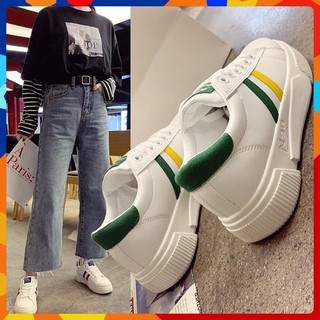 [HÀNG CAO CẤP] Giầy thể thao nữ Sneakers，Giày Shell Toe trắng (A001)