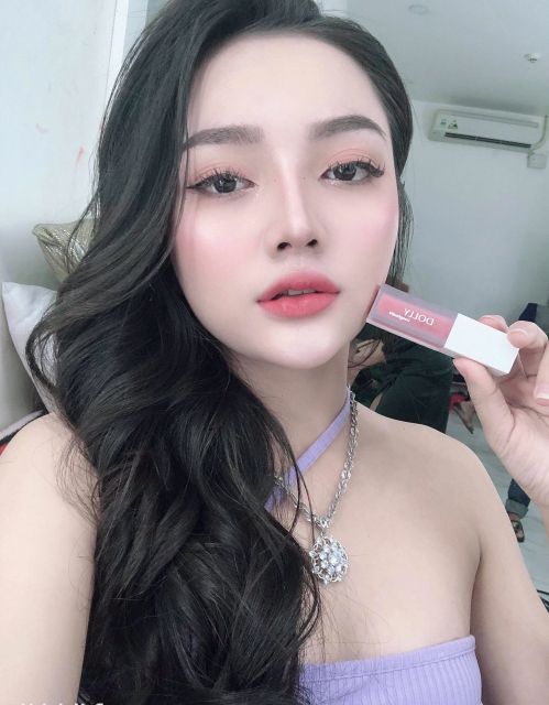 Hồng ngọc [ mẫu mới D38 ] Son hữu cơ son lì không chì dolly super matte