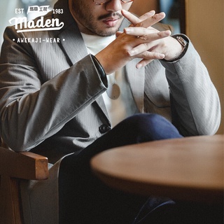 Áo vest nam Maden phong cách Nhật Bản