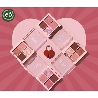Bảng Phấn Măt Black Rouge Crystal Heart Lock Shadow 30.6g
