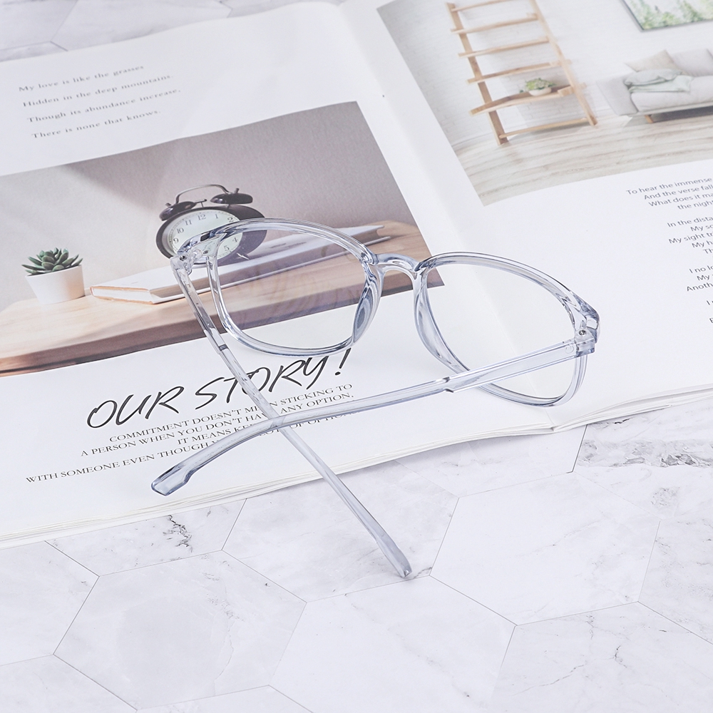 Mắt kính gọng kính tròn trong suốt thời trang cho nam và nữ | BigBuy360 - bigbuy360.vn