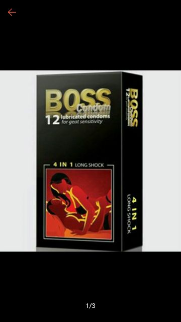 Bao cao su Boss 4 in 1 Hộp 12 chiếc