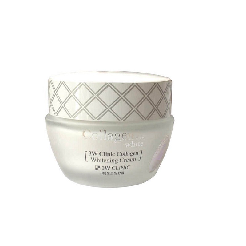 Kem dưỡng trắng da dưỡng ẩm chống lão hóa chiết xuất Collagen 3W Clinic Hàn Quốc 50ml | BigBuy360 - bigbuy360.vn