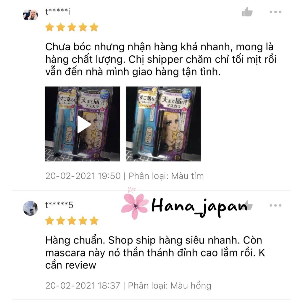 Set 2 cây Tẩy trang và Mascara Kiss me Heroine Make Make Bản 💋 | BigBuy360 - bigbuy360.vn