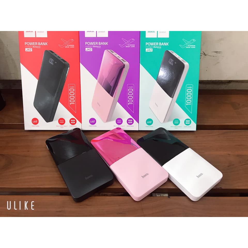 Sạc Dự Phòng Hoco J42 Dung lượng 10000mah, 20000mah Chính hãng Hoco