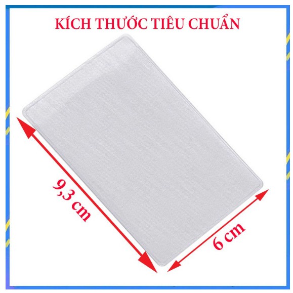 Vỉ 6 túi bọc bảo vệ thẻ ngân hàng, thẻ tên chống nước