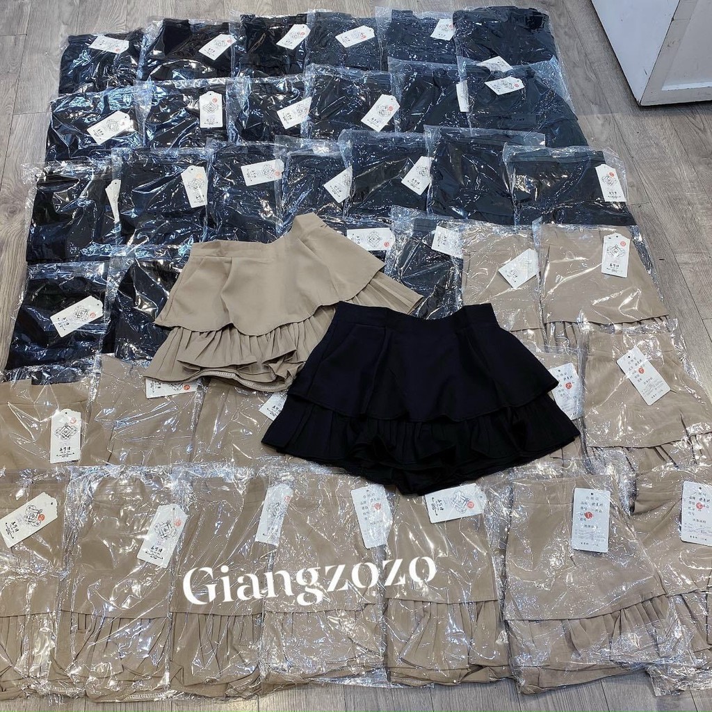 Chân váy xếp ly gấu Mã 330