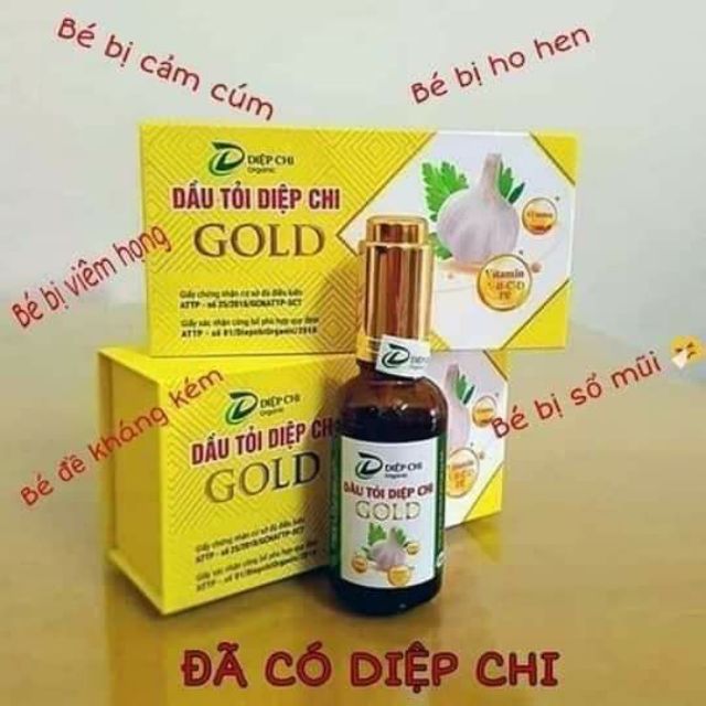 Dầu tỏi diệp chi gold