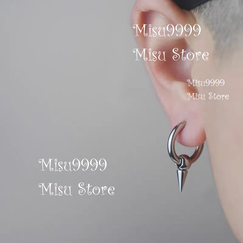 Khuyên titan tròn classic ft mũi tên tròn